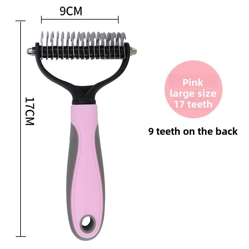 Pet Comb, Double-sided Open-knot Comb, Cleaning and Hair Removal, Cat Comb, Dog Comb, Dog Pet Comb, Pet Open-knot Comb