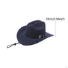 Classic And Trendy Western Cowboy Hat with Adjustable Cord for Shows Carnivals