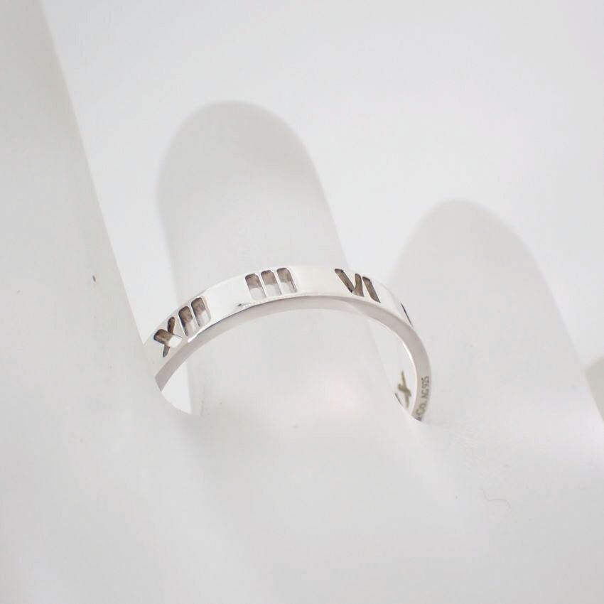 [Used] TIFFANY/Tiffany 925 Open Atlas Ring / Size 17 / J68-4