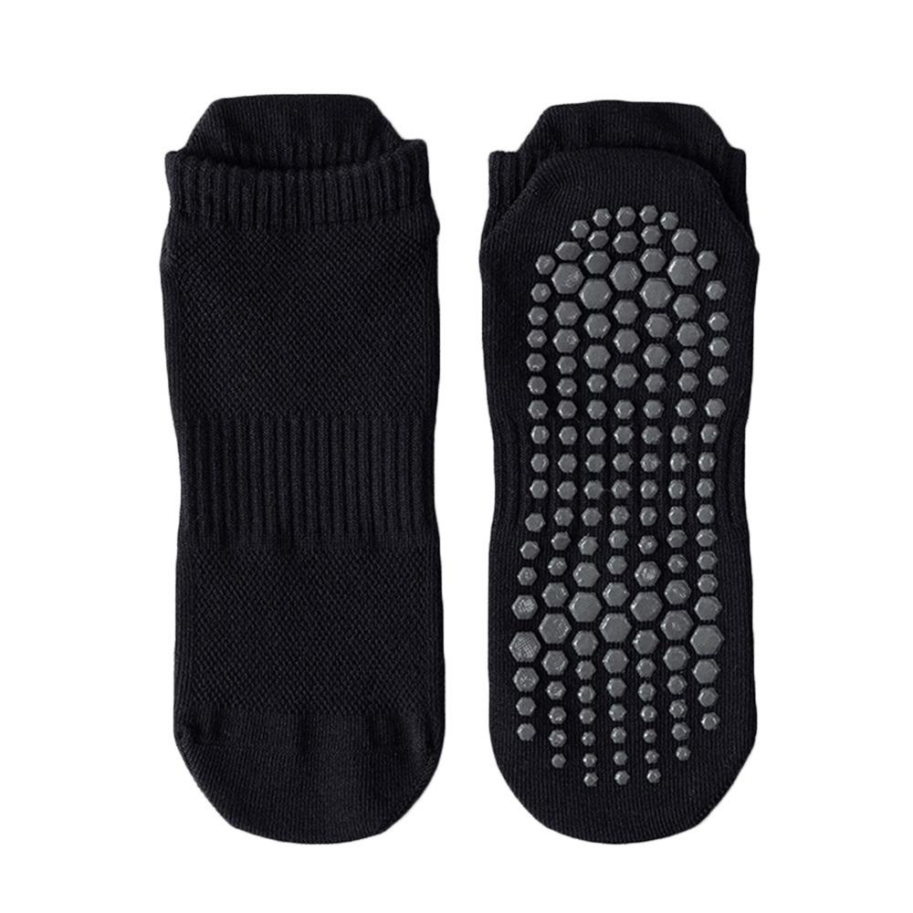 

Хлопковые носки для пилатеса Дышащие спортивные носки Повседневные носки для йоги Мужские чёрный