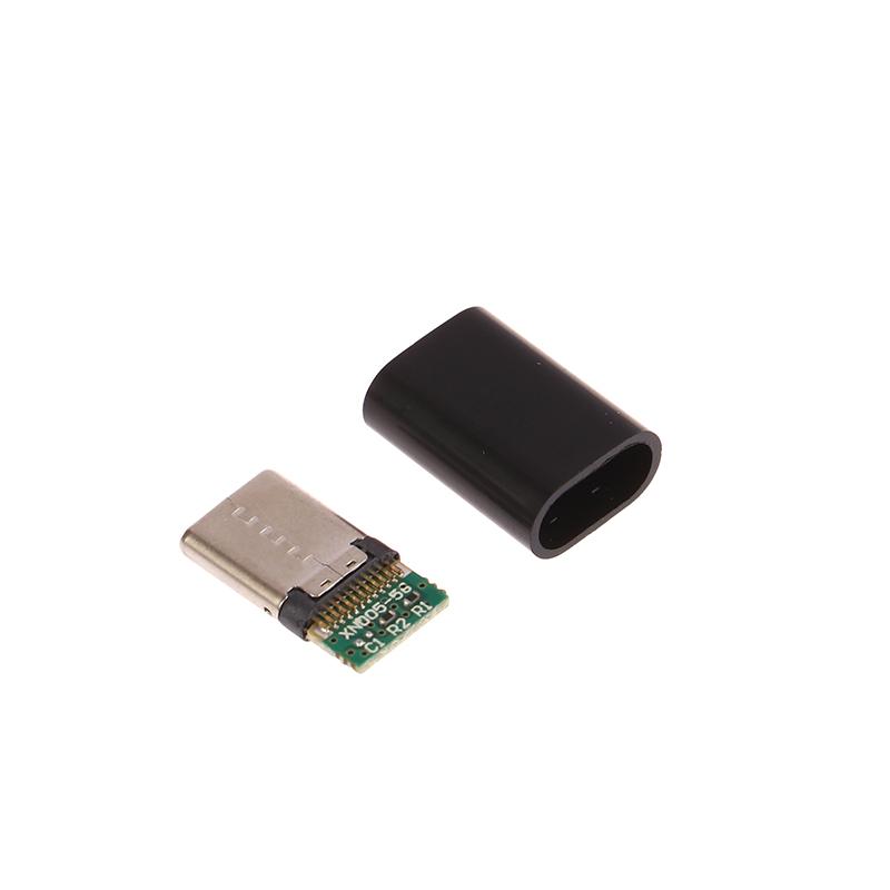 5 súprav samčia hlava mini USB typu C s krytom konektora konektora micro USB Jack