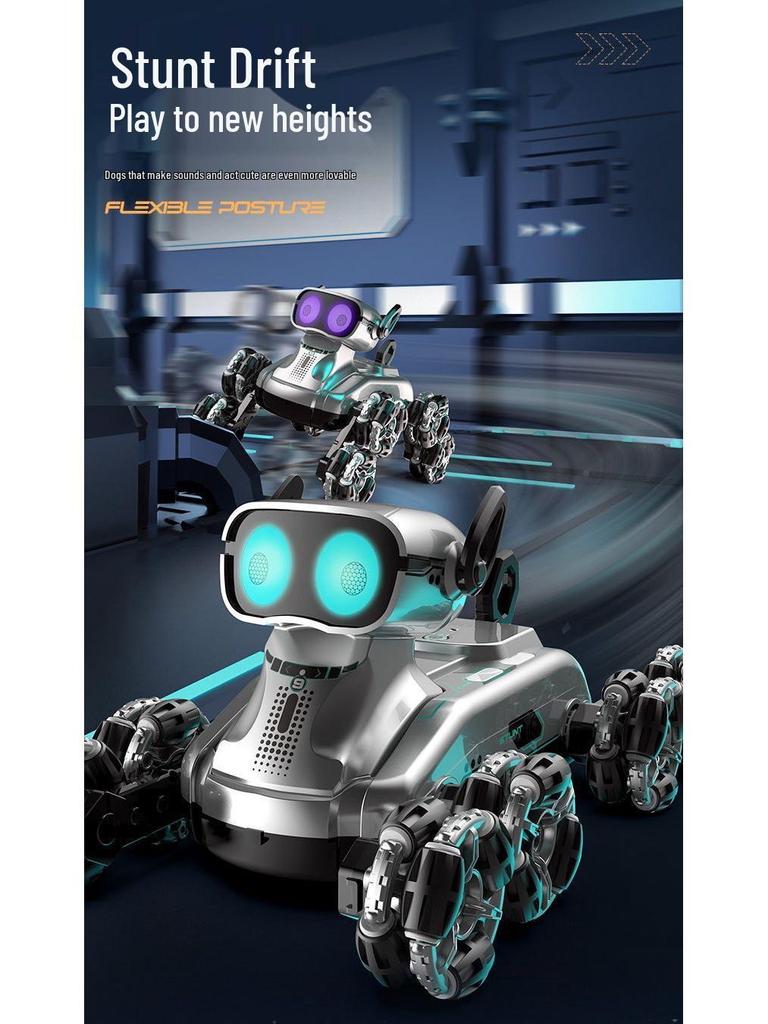 Interactive Gesture-Controlled Robot Dog Toy for Kids