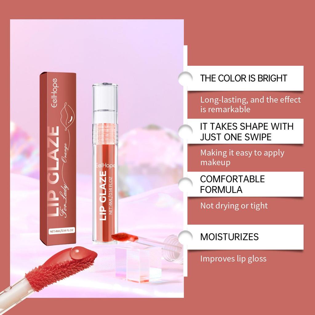 EELHOPE Moisturizing, Long-Lasting, Non-Transfer Lip Glaze