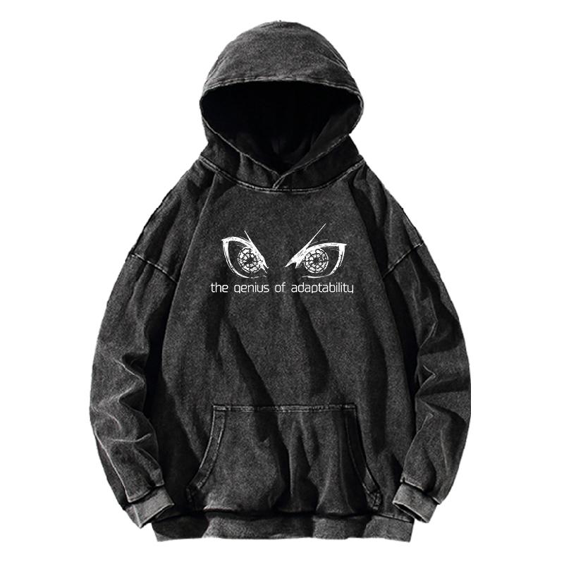 Isagi Yoichi Harajuku Washed Hoodie BLUE LOCK Sweatshirt Herren Damen Langarm Streetwear Kleidung Reine Baumwolle Kapuzenpullover