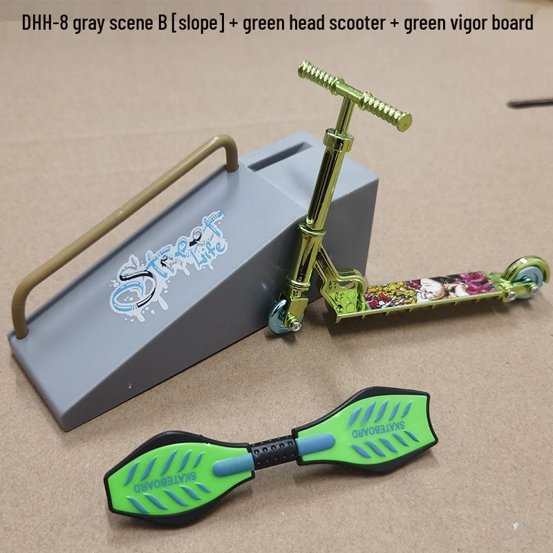 Mini Finger Bike and Skateboard Toy Set