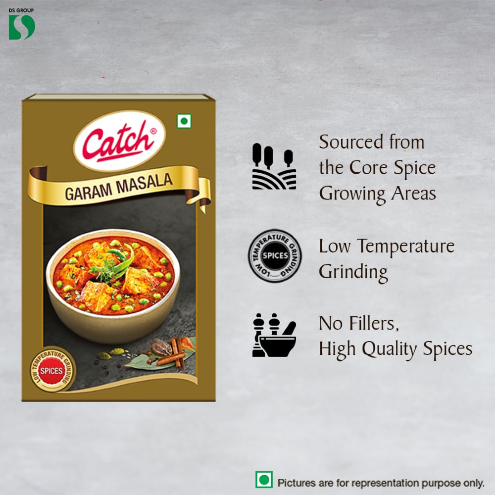 Catch Garam Masala Powder 100g Pack Authentic Indian Spice Blend for Cooking Curries and Vegetables