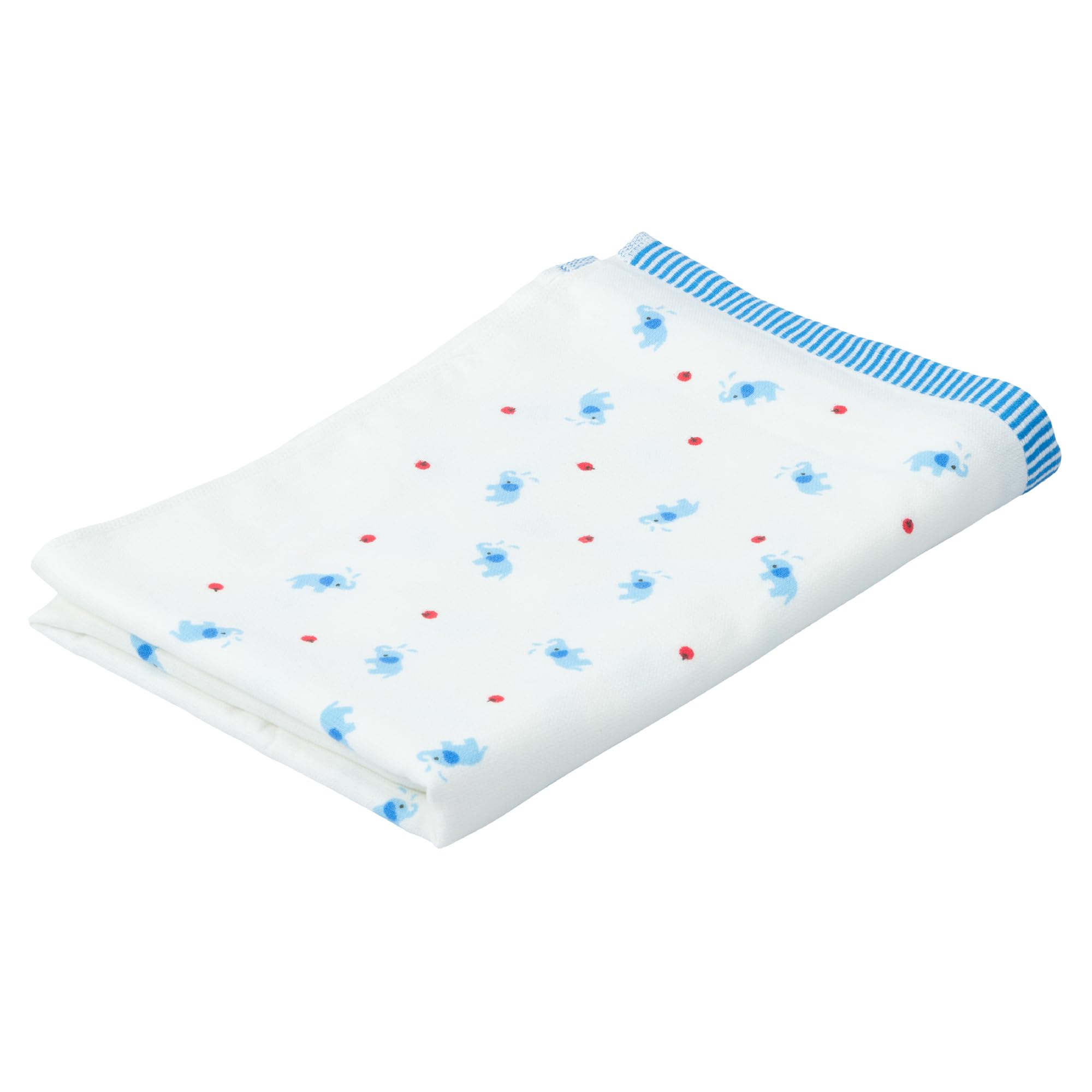 

Nishikawa Bath Gauze Senshu Retro Animal Made in TT19002005 Towel, 60x120cm, Washable, & Pile, Thin, Quick-Drying, Lightweight, Print, Elephant,