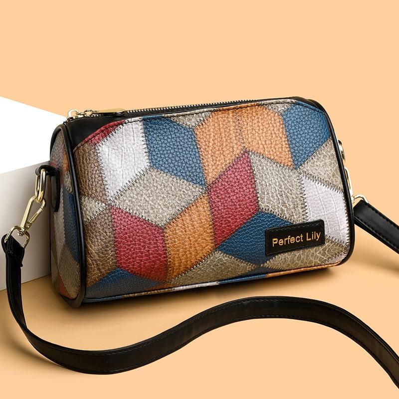 Multi Layered Commuting Shoulder Crossbody Bag