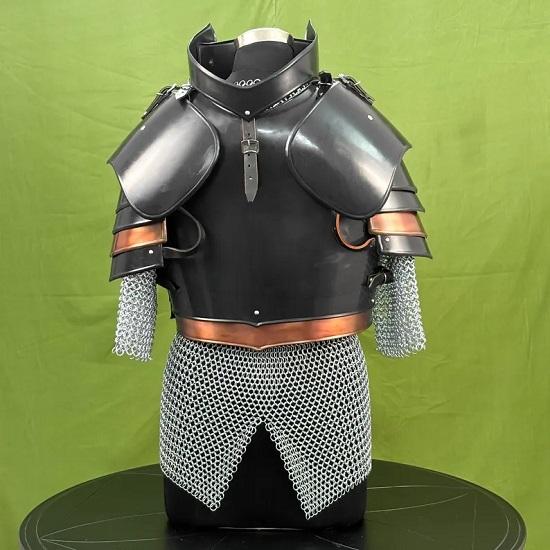 Templer Ritter Kreuzfahrer Rüstungsset Ultimativer Mittelalterlicher Kampfanzug für , Cosplay, Reenactments Sammler