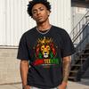 Juneteenth 1865 Black History Lion Freedom Afro Pride Men's T-Shirt