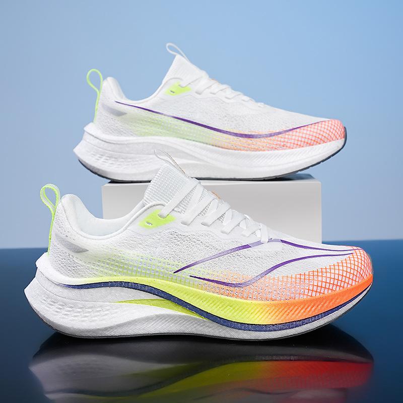 Popular Carbon Board Running Shoes, New Sports Students, Sports Racing Running Shoes, Mesh Breathable 7pro Soft-soled Men's Shoes and Women's Shoes