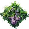 Plastic Artificial Plant Wall Green Fake Green Grass Mat Simulation Plant Sheet  Home Decoration
