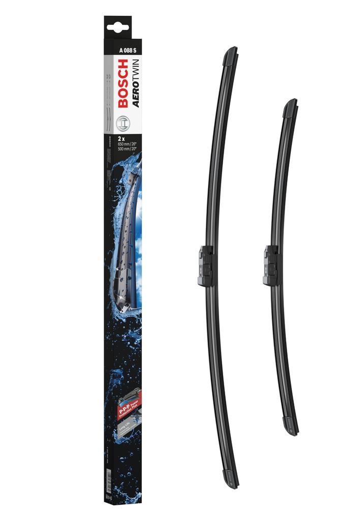 BOSCH Imported Car Flat Wiper Blade Aero Twin Car Models Only A088S (Bosch) 650/500mm