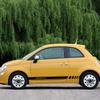 2 szt. Naklejki na linię drzwi bocznych samochodu Folia winylowa Naklejki stylizacyjne Akcesoria do tuningu samochodowego Dla Fiat Abarth 500 595 Chevaux Grande Punto
