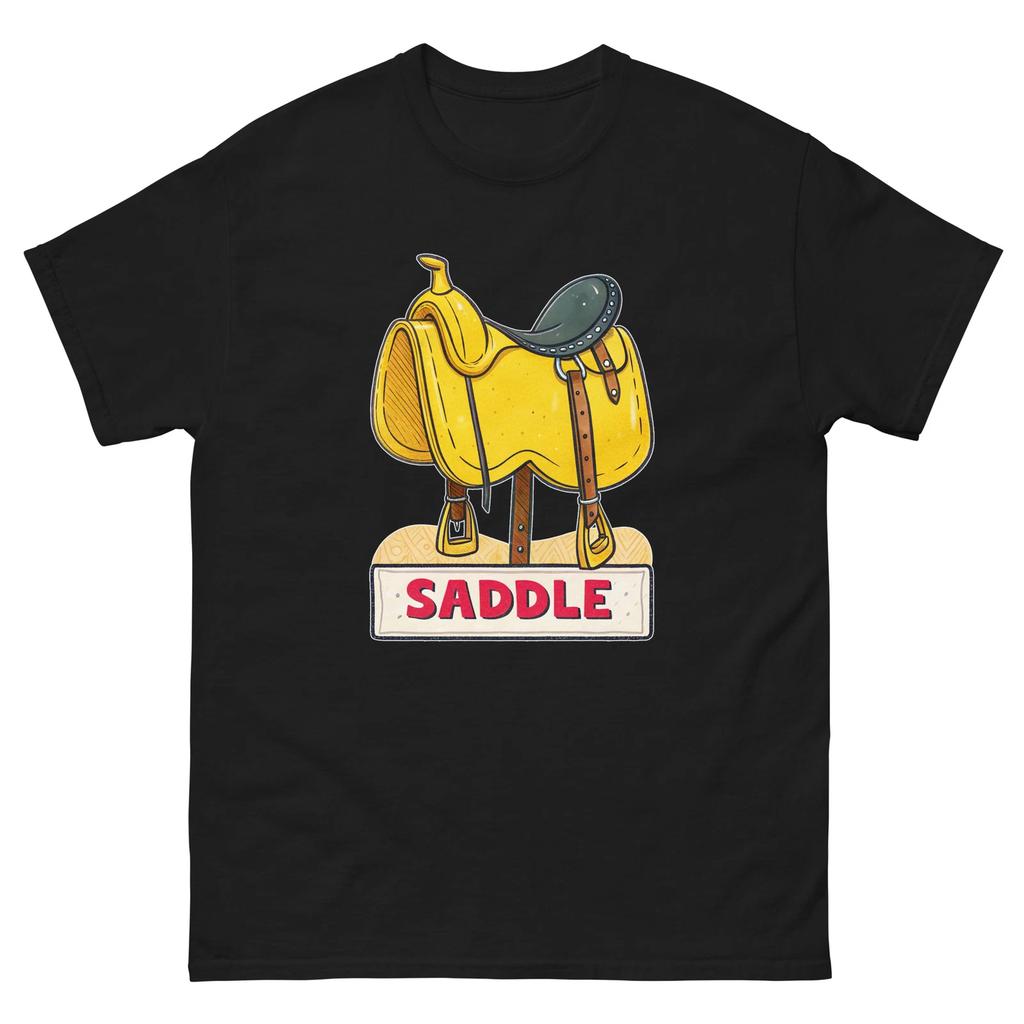 Saddle Farming Rural Life Agriculture T-Shirt