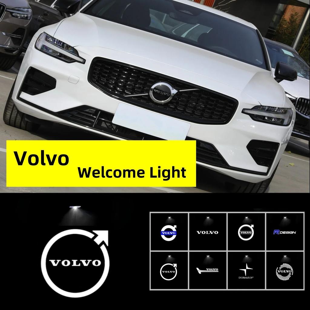 2 Stück Auto LED Tür Willkommenslicht Für Volvo Zubehör XC40 XC60 XC90 S60 S90 V40 V60 V90 Projektor Logo Ghost Shadow Light Auto
