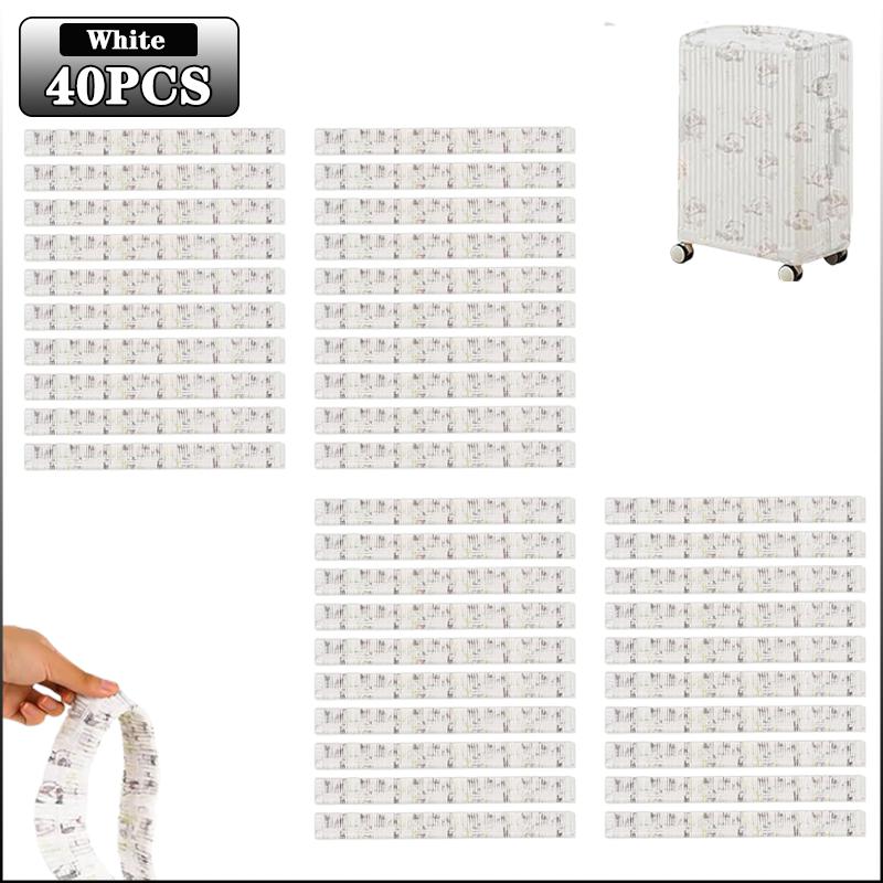 10-40CS Suitcase Dust Cover Universal Full Coverage Non Woven Disposable Travel Luggage Storage Protector Rainproof Case