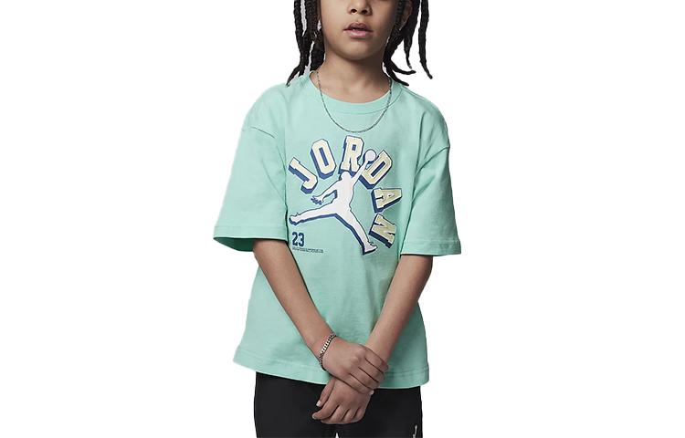 Jordan Varsity Jumpman T Shirt Rising Emerald Green Kids FV2531-323 7