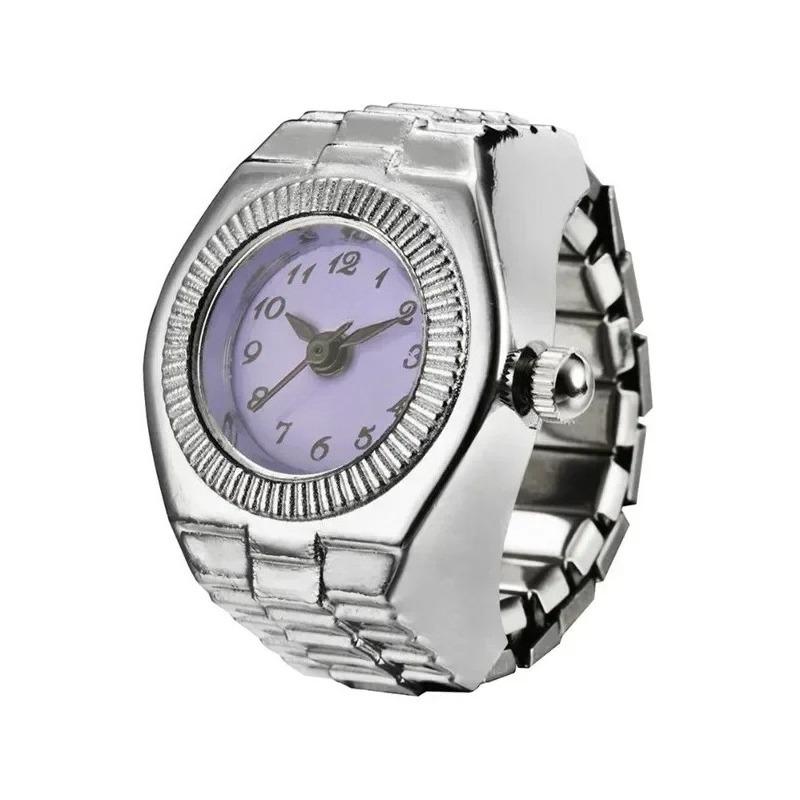 2026 Neue Retro Modische Punk Uhr Ring Vielseitiger Nischen Paar Finger Uhr Mini Uhr Niedliche und Kreative Elektronische Uhr