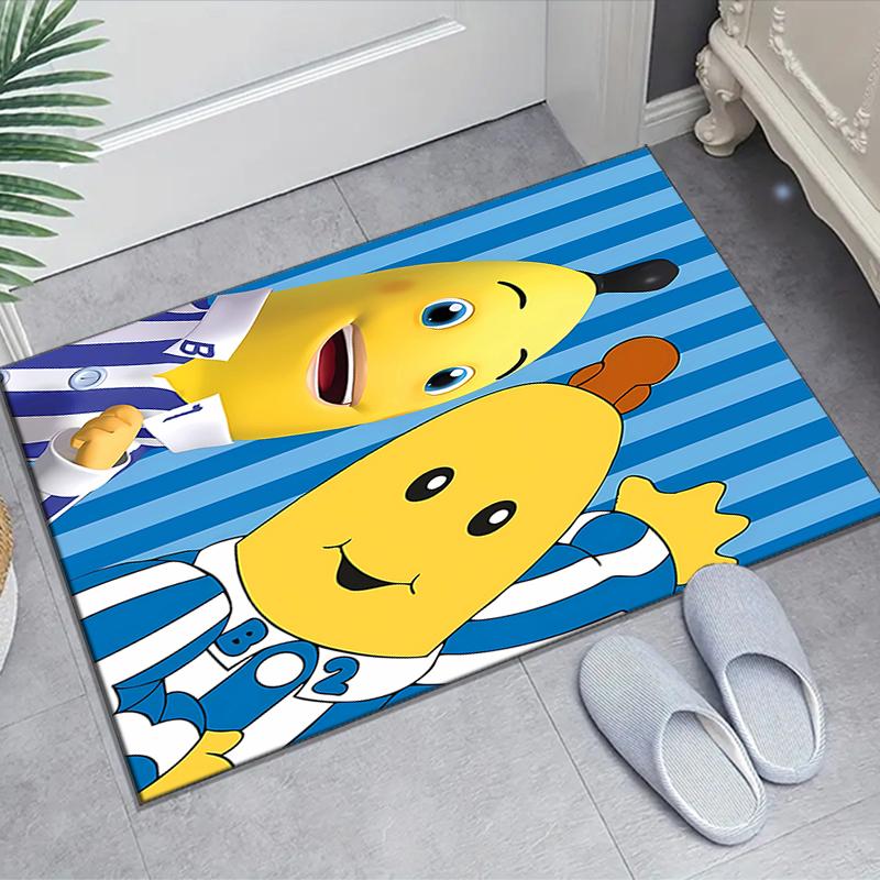 1pc Banana Design Area Rug - Non-Slip, Soft & Cozy Floor Mat for Living Room, Bedroom, Office - Indoor/Outdoor Decorative Carpet
