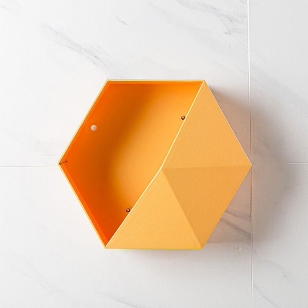 Modern Geometric Wall Stand Ins Style Hanging Storage Box  Mobile Phone Organizer