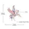Vintage Pegasus Brooch Alloy Brooch Pins Hot Animal Lapel Pin  Cultural Art
