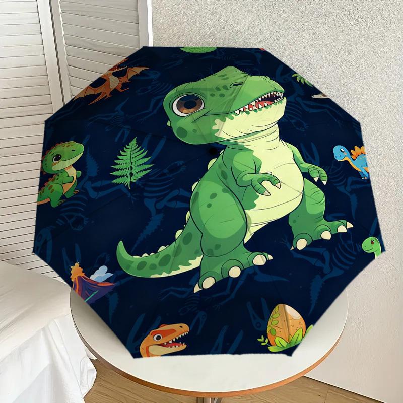1pc Dinosaur World Pattern Umbrella Design Automatic Opening and Closing Umbrella, High-quality Travel Umbrella,  c1128204