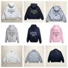 2026 SS Streetwear Oversized Cotton Hoodie Unisex Casual Sweatshirt Letter Print Loose Fit