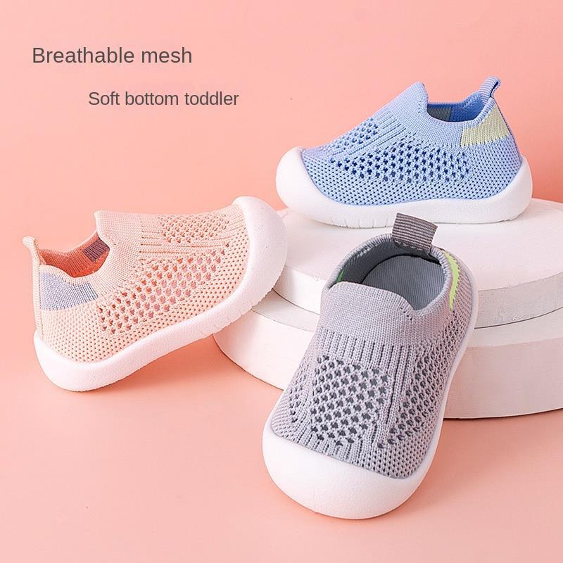 Boys And Girls Mesh Breathable Toddler Shoes, Wear-resistant Non Slip Comfortable Slip On Sneakers, Summer