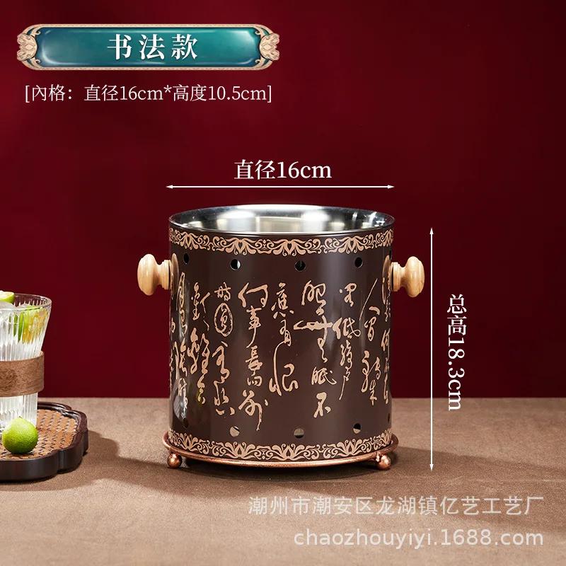 

Alcohol Stove Hot Pot National Style Retro Shabu Special Internet Celebrity Skewer Spicy Skewer Bobo Chicken Pot
