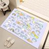 1pc Sumikko Gurashi Print Area Rug - Soft, Washable Non-Slip Indoor Mat, Living Room, Home Office Decorative Rug,Office Decorative