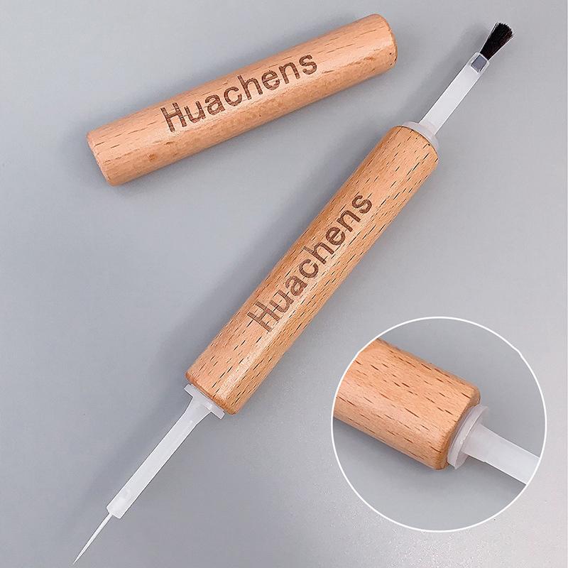 40/60 Pcs Nail Polish Brush With Double Head Pen Can Replacement Head Brush Nail Brush Liquid Applicators Manicure Tools