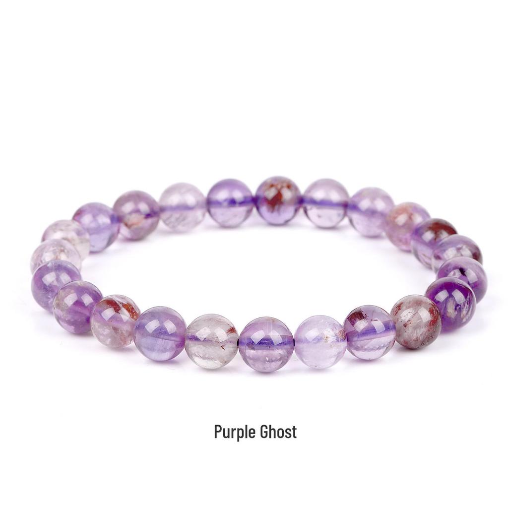 She Yao Natürlicher Kristallachat Tigerauge Armband - Modeschmuck mit einzelnen runden Perlen