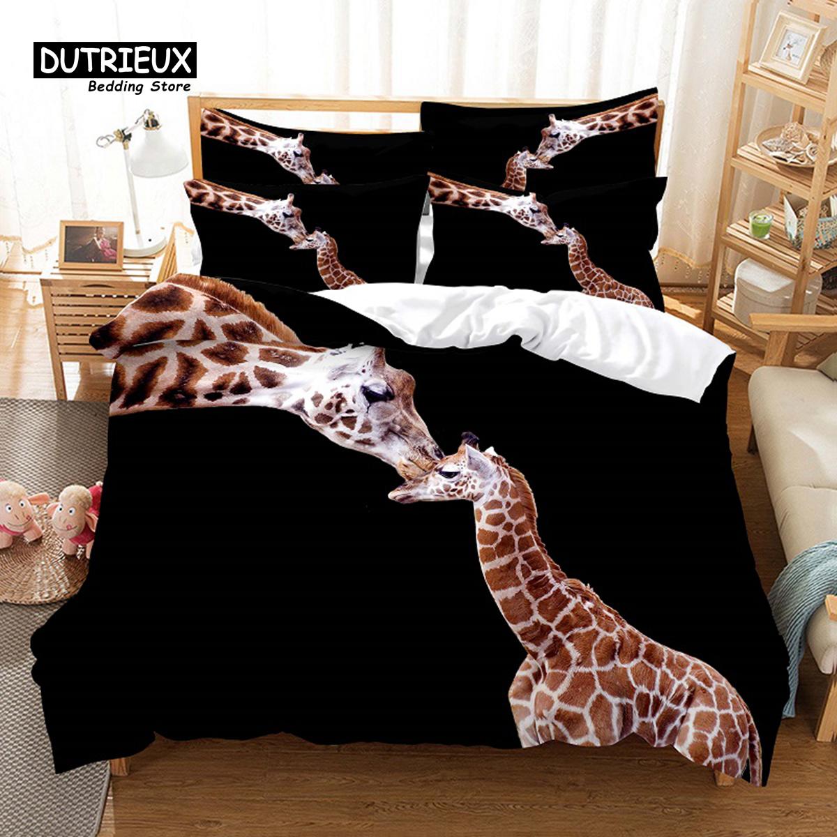 

SkinFriendly Vibrant Spider And Animals Fashion Soft Comfortable Breathable For Bedroom Guest Room Decor Quilt Comforter (quilt)-EU Single(135*200cm)3pcs
