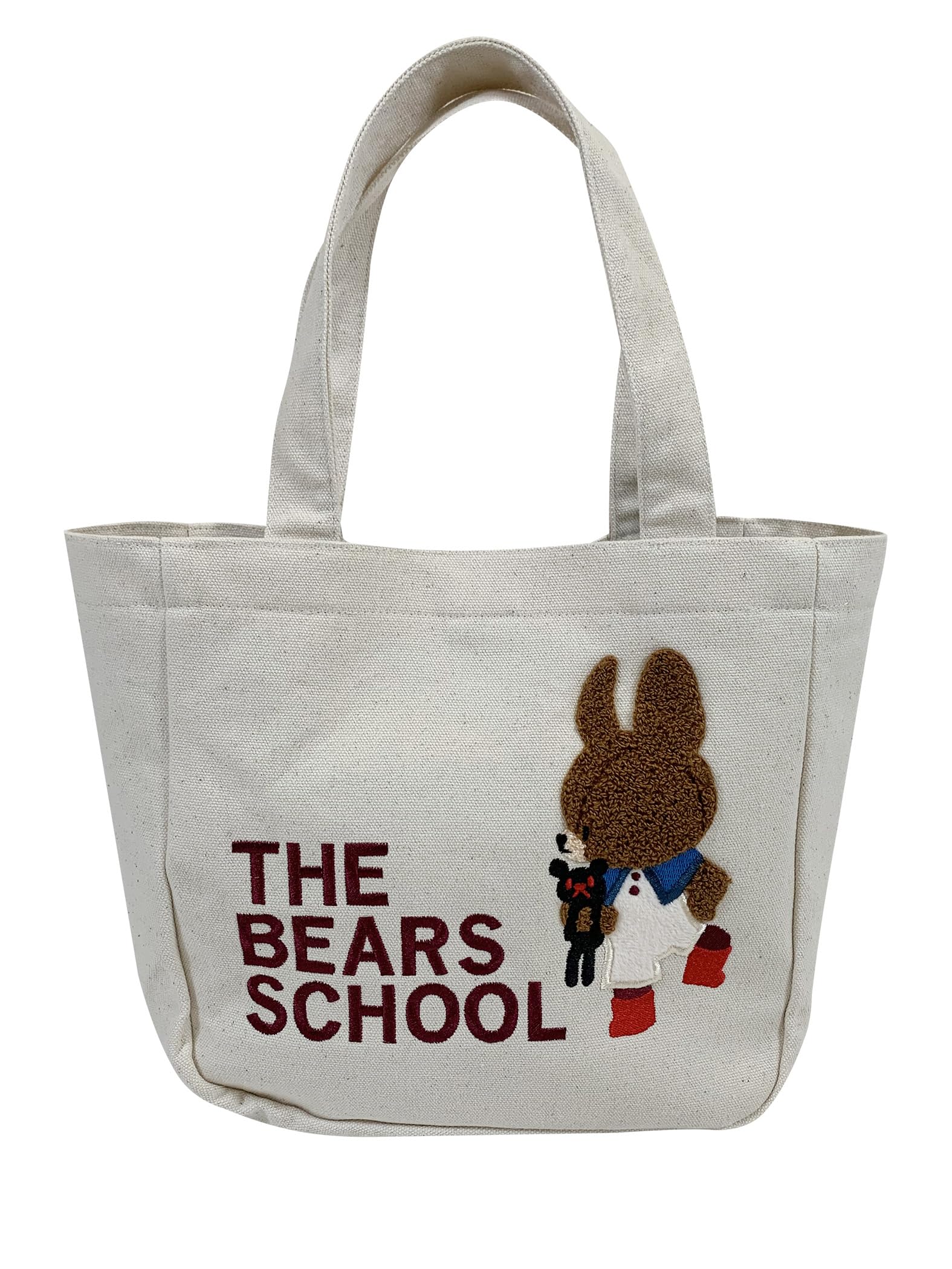 

[Atelier Momo & Momo] [The Bears School] Jackie Canvas Mini Tote Bag, Sub-Bag, One-Mile, Sagara Embroidery, JZ43996-51