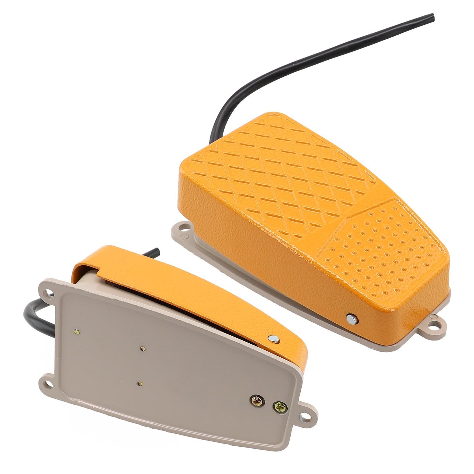 

Алюмінієва ножна педаль 10A SPDT NO Electric Power Pedal Momentary Switch
