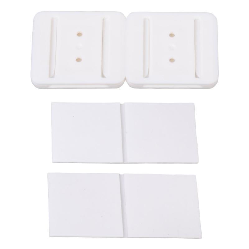 5Pcs Reusable Adhesive Wall Hook Hanger Strong Hook Suction Cup Sucker Wall Storage Holder For Kitchen Bathroom