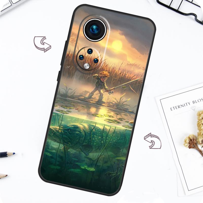 

Fishing Gear Fish Case For Honor Magic 7 5 6 Lite Honor 200 Pro X8b X9a X8a X8 X9 X9c X9b 50 70 90 Lite Cover Honor Magic7 Pro