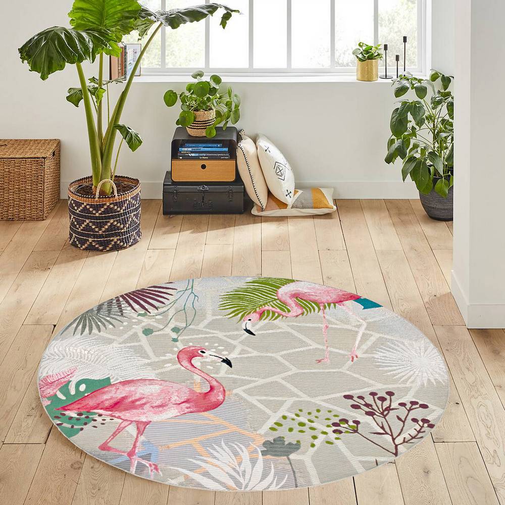 

Mosimoso Home RC1471 Ковер с принтом на подошве в горошек 100x100 cm