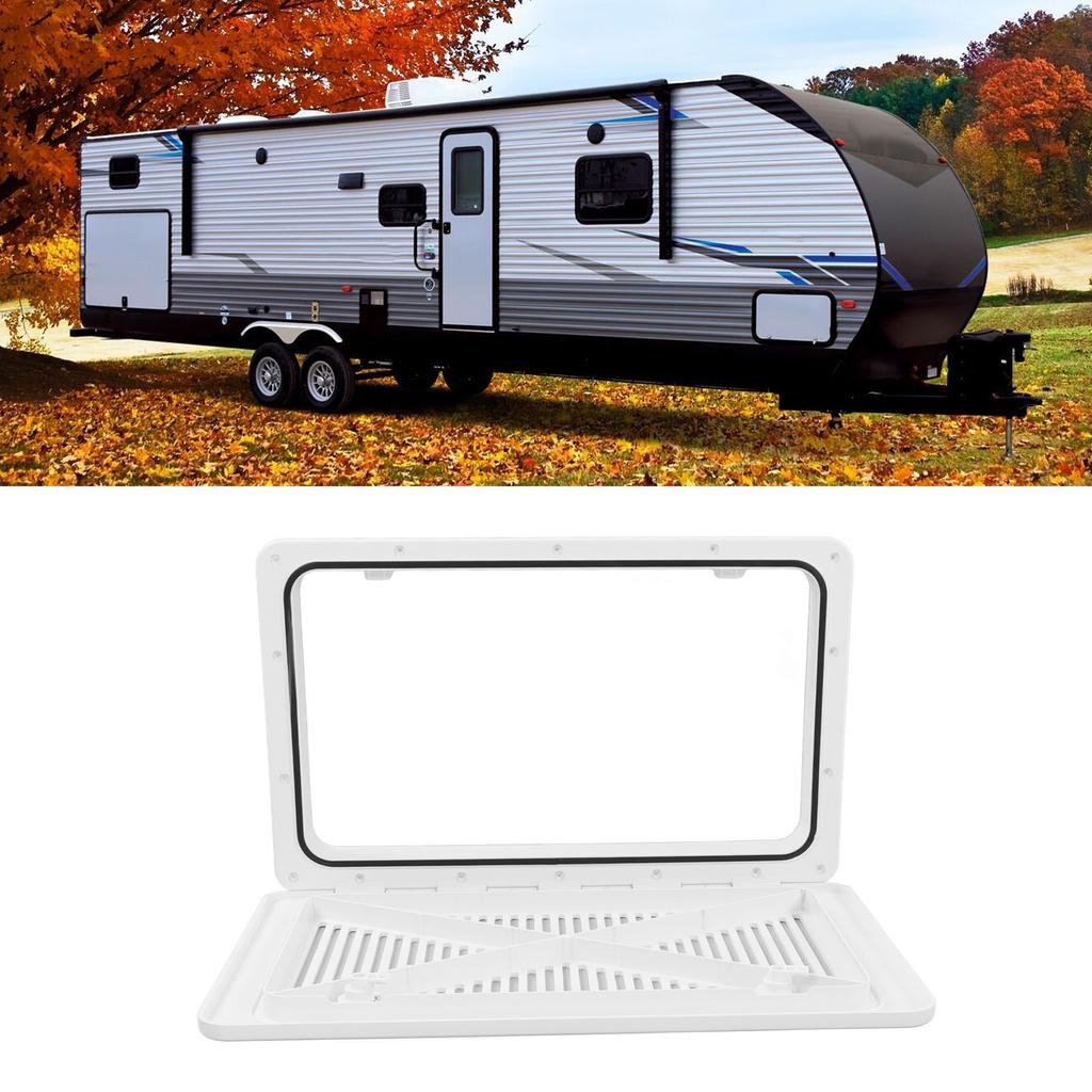 RV Exhaust Fan Grille 574x360x48mm Air Outlet Ventilation Fan Cover for Camper RV Trailer Boat Yacht