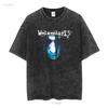 Camiseta Vintage de la Banda Wednesday 13 Esqueletos Talla L Y2K Horror Punk Murderdolls manga larga o corta vintage Lavada Unisex