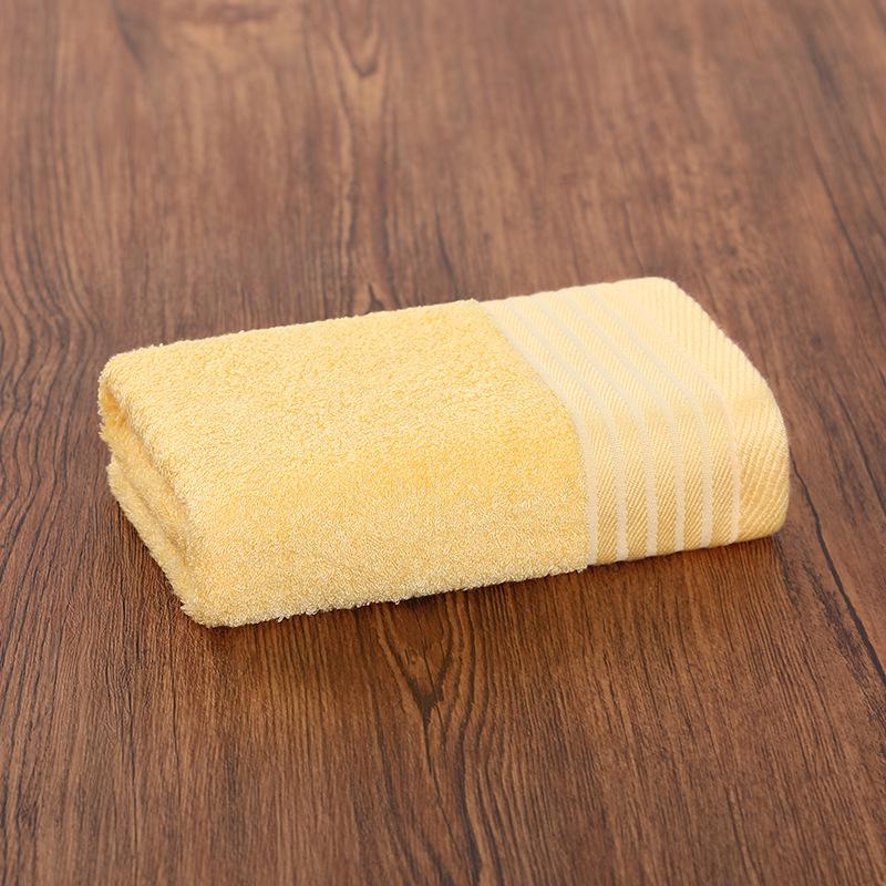 Absorbent Bamboo Fiber Washcloths - Pure Cotton Face & Bath Towels with Embroidered Logo