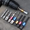 1/4 3/8 1/2 Bit Socket Adapter Set Drill Bit Extension Screwdriver Holder Socket Wrench Tool High Speed Drilling Bits Nut Driver