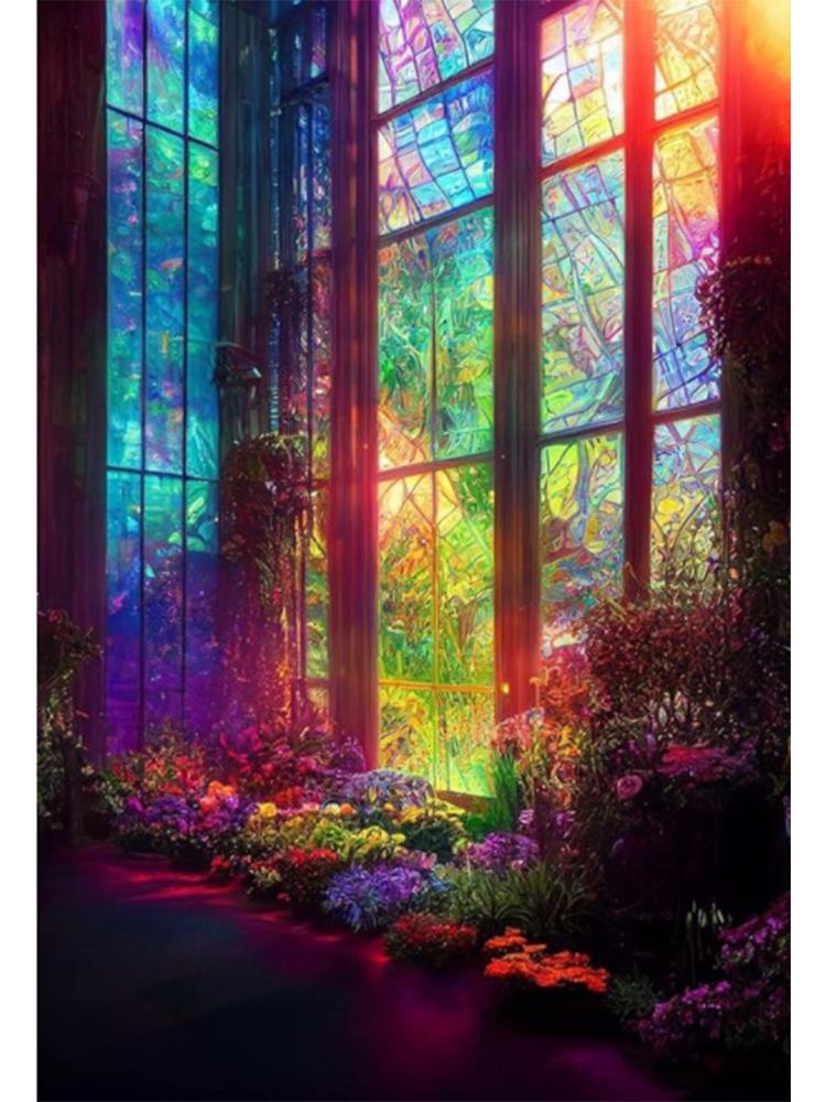 

5D DIY Алмазная картина Пейзаж Животное Украшение Полный квадрат/круглый алмаз Украшение Вышивка Домашнее украшение Full Round 20x40CM