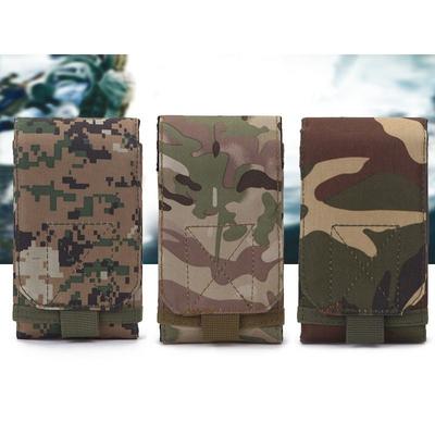 1 pièce Sac d'extérieur Support de téléphone Tactique Ceinture de taille Sport Étui Étanche Nylon EDC Sport Chasse Sacs Camo dans Sac à dos