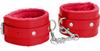 Plush Red Wrist Cuffs - Ouch! - Handcuffs