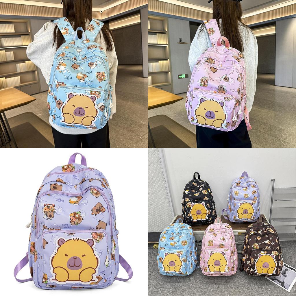 Cute Cartoon Food Dolphin Pattern Student Leisure Backpack For Daily Use And School Commute