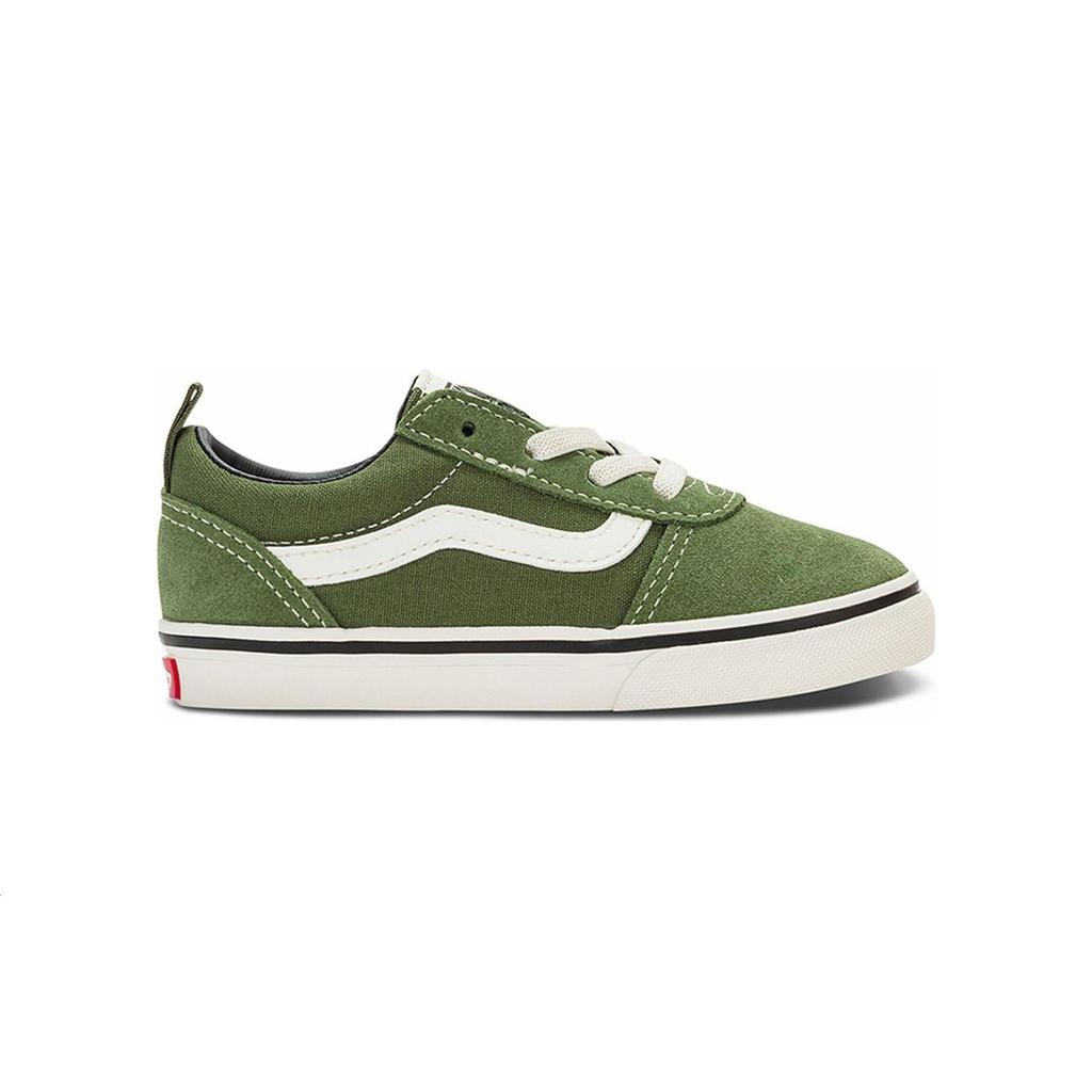 Vans Ward Slip-On Bequem Vielseitig Niedrige Schnürschuhe Laufschuhe Babyschuhe Grün VN0A3QU1E02