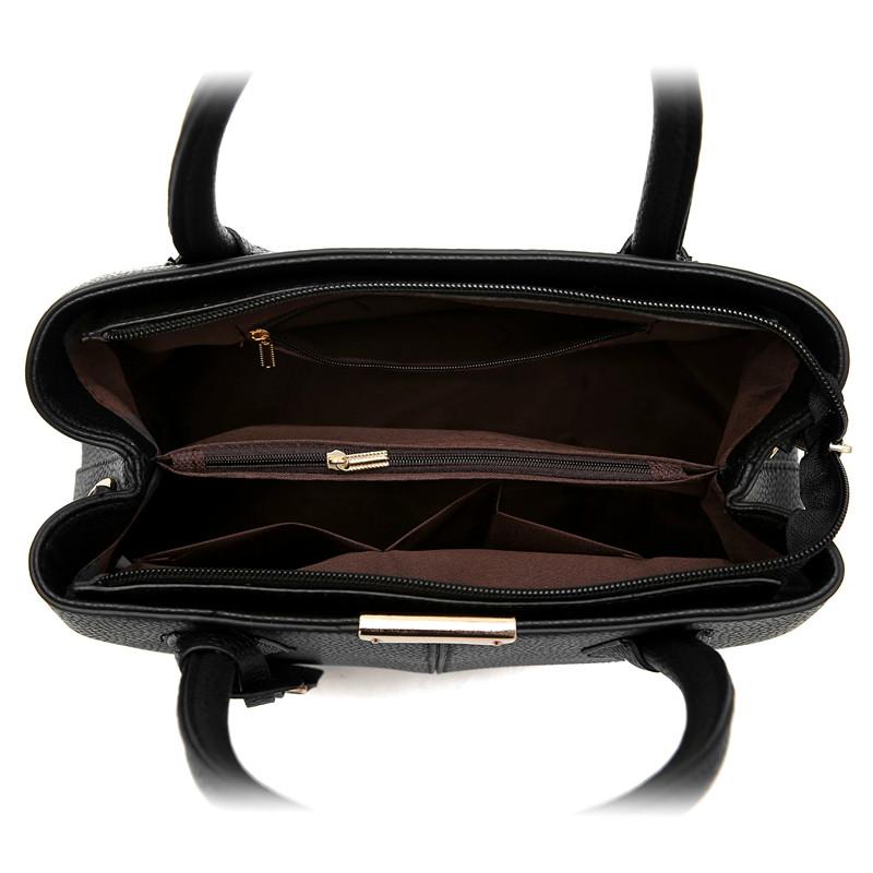 Shaping PU Leather Handbag  Stylish Versatile Tote Shoulder Bag  Large Capacity Crossbody Bag with Adjustable Straps Zip Closure