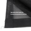 75% Shade Black HDPE Sunshade Net Anti UV Succulent Plants Sun Shelter Mesh Balcony Terrace Safty Privacy Screen Outdoor Awning